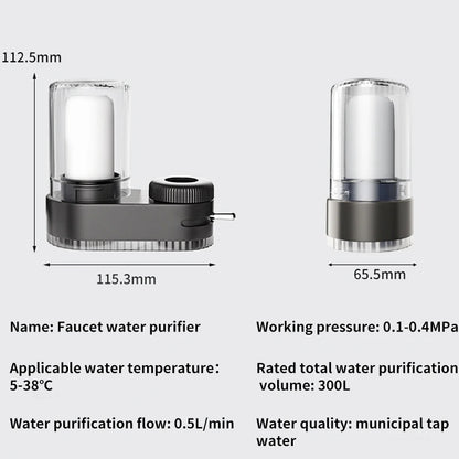 Purificateur d'eau pour robinet – Filtration physique pour une eau pure à la maison